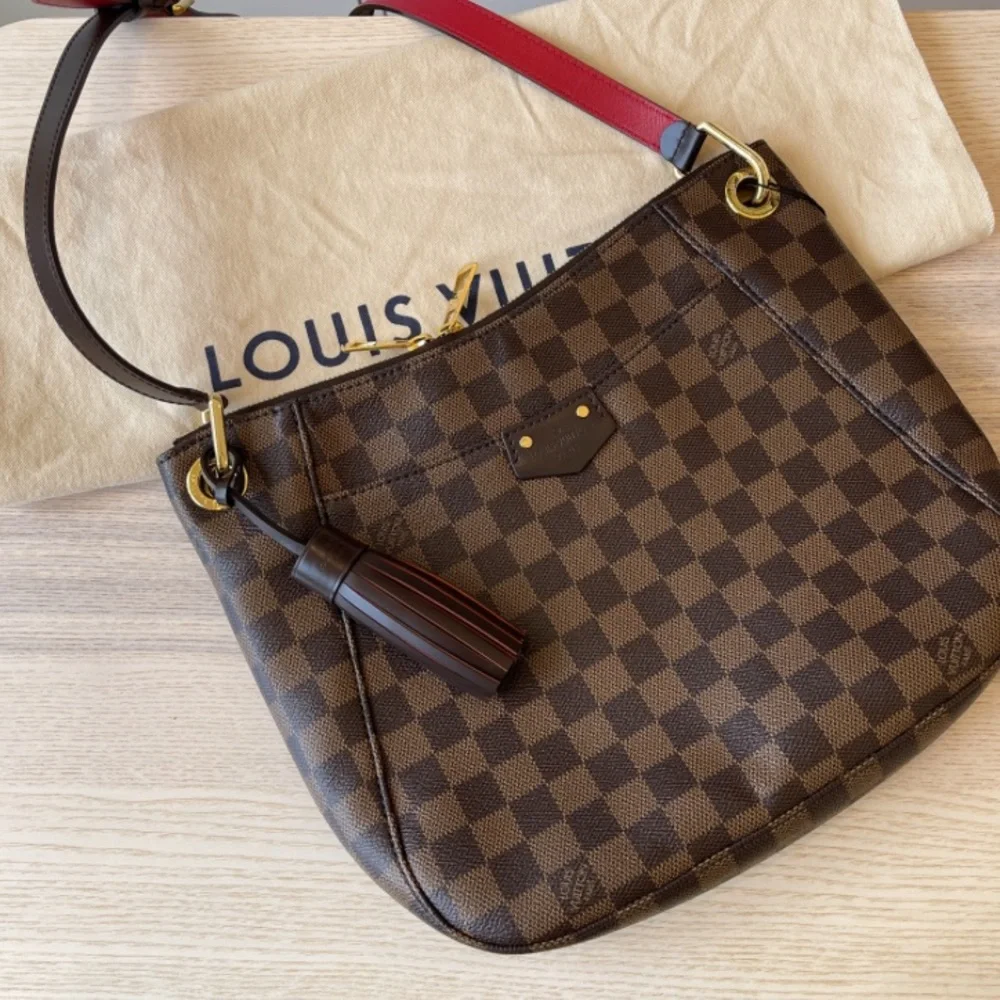 Louis Vuitton Damier Ebene South Bank Besace Bag Purse - Picture 1 of 14